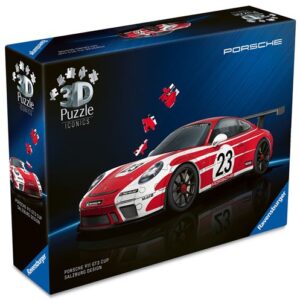 Puzzle 3D Porsche 911 GT3 Cup Salzburg assemblée en modèle miniature