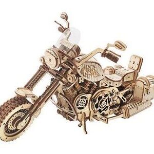 Maquette moto Robotime LK504, modèle cruiser 3D à engrenages mécaniques