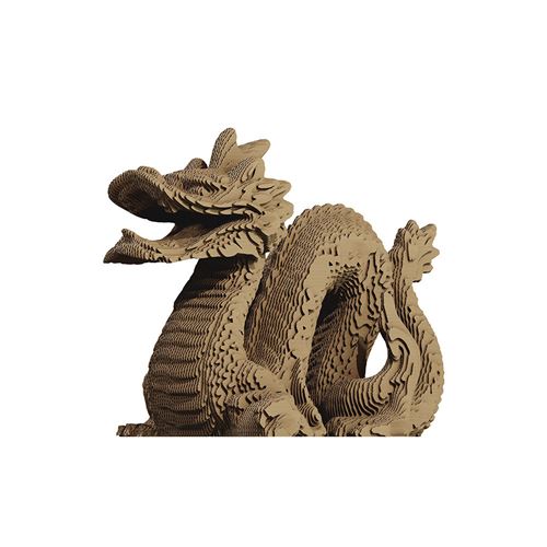 Cartonic puzzle 3D Dragon, un modèle tridimensionnel au fini naturel