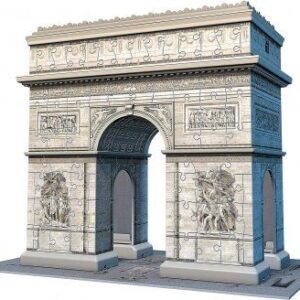 Puzzle 3D Arc de Triomphe de 216 pièces avec carte tigre