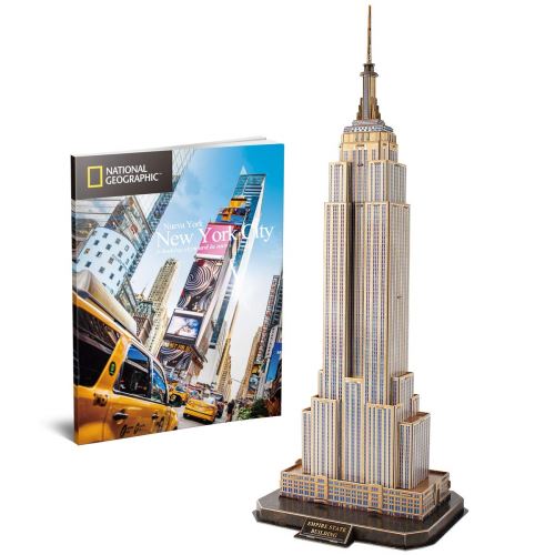 Cubic Fun Empire State Building, puzzle 3D architectural à assembler en famille