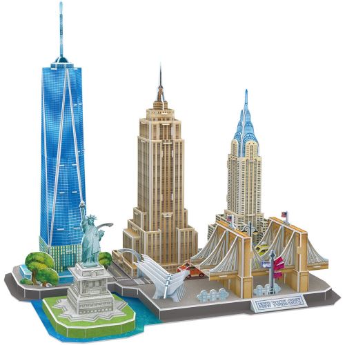 CubicFun 3D Puzzle New York, modèle d’architecture composé de 123 pièces