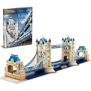 Puzzle 3D CubicFun Tower Bridge, modèle en volume du pont londonien