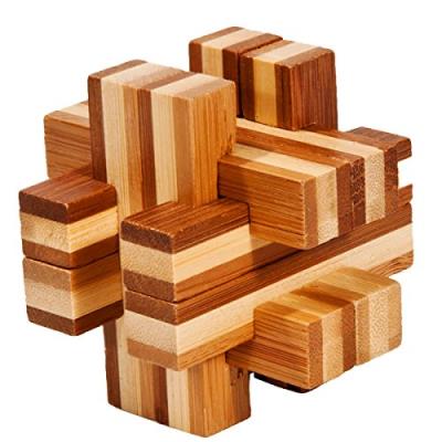 Fridolin 17157 puzzle 3D en bambou pour une construction de poutre