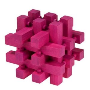 Puzzle 3D Fridolin 17183 magenta, modèle désigné comme fermé