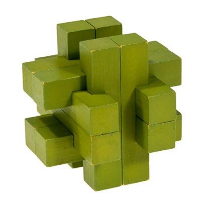 Puzzle 3D 17185 vert présenté comme une construction de poutre