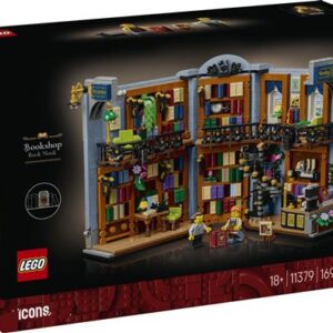 LEGO Icons La librairie book nook ouvert, avec librairie miniature à deux étages