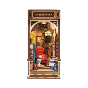 Maquette Rolife Book Nook Bookstore, décor miniature de librairie pour bibliothèque