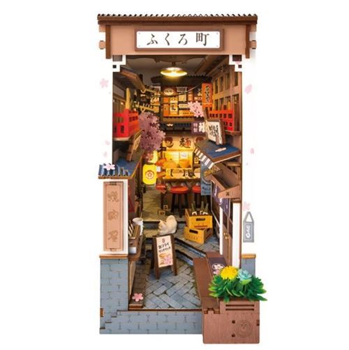 Book nook Rolife Sakura Tokyo, serre-livres décoratif au nom évocateur