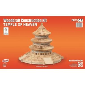 Maquette en bois Temple du ciel, modèle miniature au sujet architectural