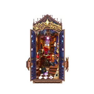 Serre-livres Rolife Atelier du magicien, maquette multicolore éclairée à thème fantastique