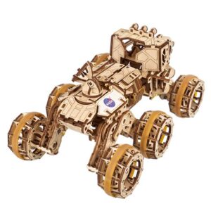 Mars Rover Habité Ugears, puzzle 3D en bois à thème spatial