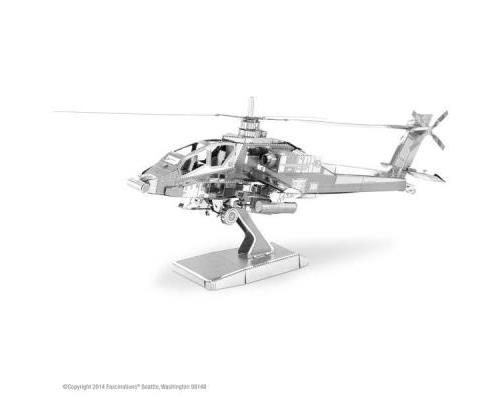 Maquette Metal Earth AH-64, modèle en métal représentant l’Apache