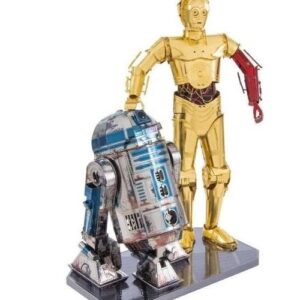 Metal Earth Star Wars R2D2 C-3PO, kit de maquette 3D en métal