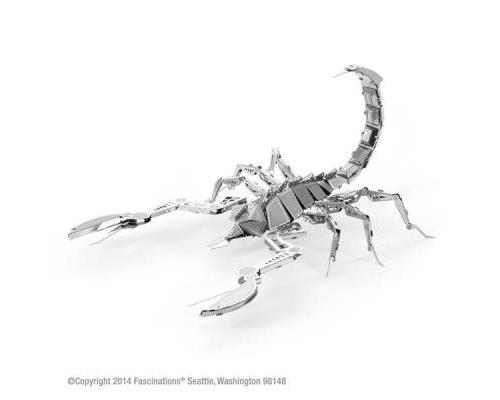 Maquette scorpion Metal Earth en métal, kit animalier au format annoncé de 12 cm