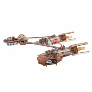 Puzzle 3D Podracer Ugears en bois inspiré du véhicule d’Anakin Skywalker