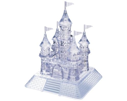 Puzzle 3D HCM Kinzel en plexiglas transparent représentant un château