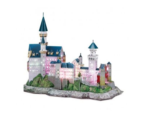 Puzzle 3D Cubic Fun Neuschwanstein, château en volume avec éclairage LED