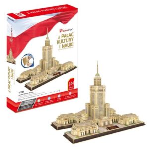 Puzzle 3D Palais de la Culture et de la Science en assemblage architectural