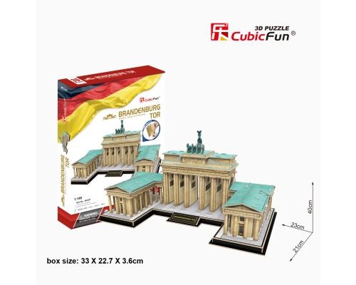 Puzzle 3D Porte de Brandebourg en 150 pièces, monument de Berlin