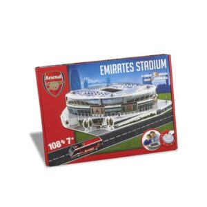 Puzzle 3D Emirates Stadium d’Arsenal composé de 108 pièces à assembler