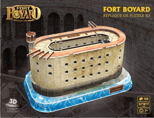 Puzzle 3D Megableu Fort Boyard de 125 pièces à assembler en famille