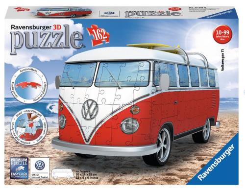 Puzzle 3D Combi T1 sur le thème du Volkswagen Combi en volume