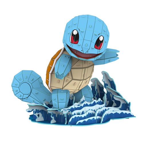 Puzzle 3D Carapuce Pokémon à assembler, modèle 4D Build de 177 pièces