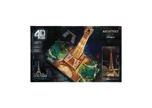 Puzzle 3D 4D Build Tour Eiffel, modèle à assembler sur le thème parisien