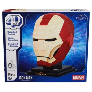 Puzzle 3D Iron Man représentant un casque inspiré du héros Marvel