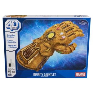 Puzzle 3D 4D Build Thanos représentant le Gant de l’Infini Marvel à assembler