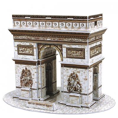 Puzzle 3D Arc de Triomphe de Paris, maquette autour du monument parisien