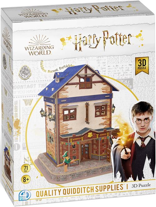 Puzzle 3D Harry Potter Quidditch sur le thème des accessoires de Quidditch
