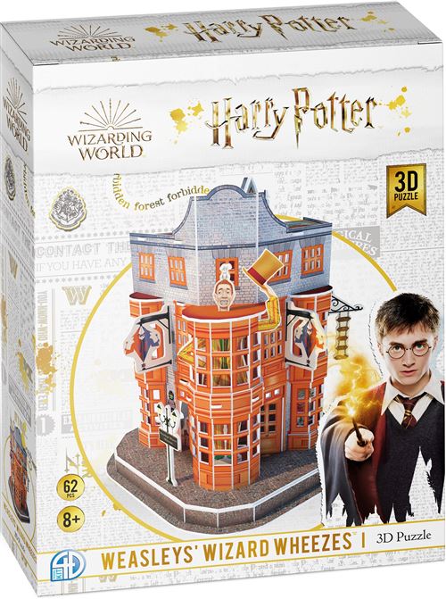 Puzzle 3D Harry Potter Farces pour sorciers, intitulé sur sa fiche produit