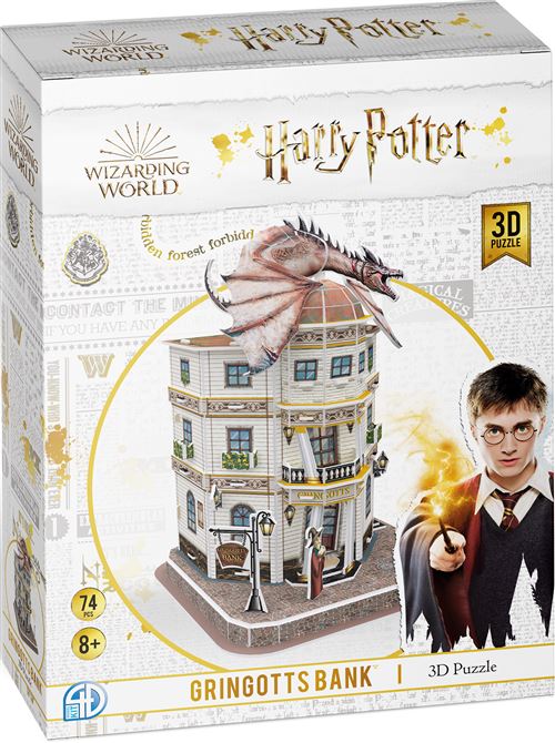 Puzzle 3D Asmodee Gringotts autour de la banque du monde Harry Potter