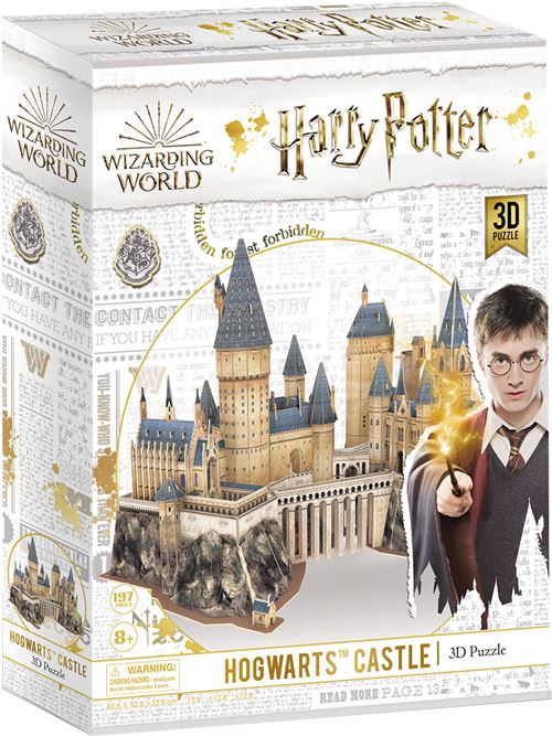 Puzzle 3D château de Poudlard, modèle à assembler inspiré de l’univers Harry Potter