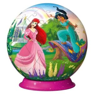 Puzzle 3D Ball Disney Princesses, modèle Ravensburger destiné dès 6 ans