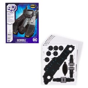 Puzzle 3D Batman Batmobile assemblé, modèle détaillé inspiré de DC Comics