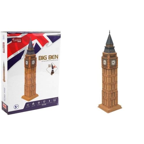 Puzzle 3D Big Ben, jeu de construction de 44 pièces dès 5 ans