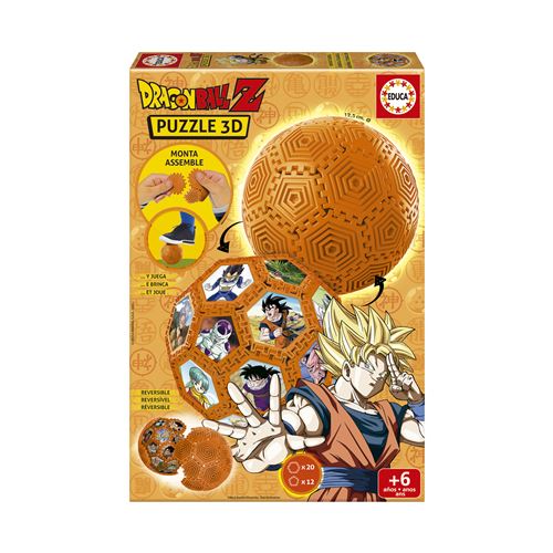 Puzzle 3D Educa Dragon Ball Z, un modèle en volume sur le thème de la série