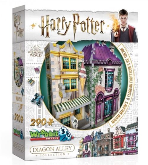Puzzle 3D HP Madame Guipure et Glaces, modèle de 290 pièces
