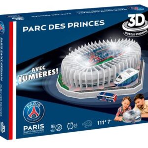 Puzzle 3D Stade PSG LED assemblé en réplique miniature de stade