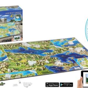 Puzzle 3D Grèce Ancienne présenté comme une activité d’assemblage en volume