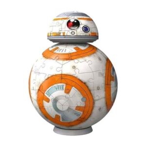 Puzzle 3D Ravensburger BB-8 multicolore, réplique détaillée composée de 99 pièces