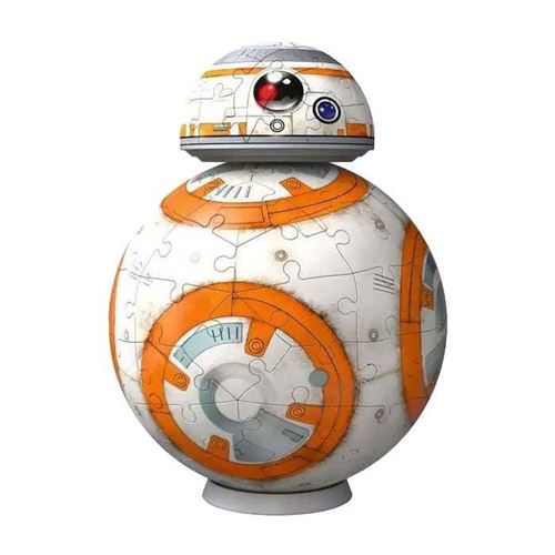 Puzzle 3D Ravensburger BB-8 multicolore, réplique détaillée composée de 99 pièces