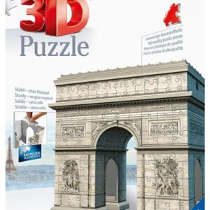 Puzzle 3D Arc de Triomphe avec ses pièces, accessoires et notice