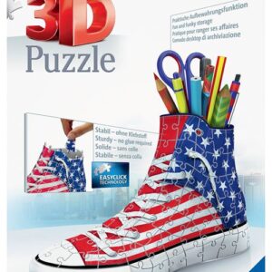 Puzzle 3D Ravensburger Sneaker représentant une chaussure de style américain