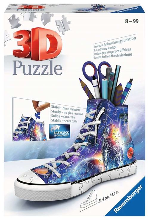Puzzle 3D Ravensburger Sneaker sur le thème des astronautes