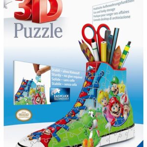 Puzzle 3D Ravensburger Sneaker Super Mario au thème de sneaker et de jeu vidéo