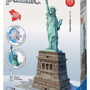 Puzzle Ravensburger Statue de la Liberté, modèle 3D sur le thème d’un monument